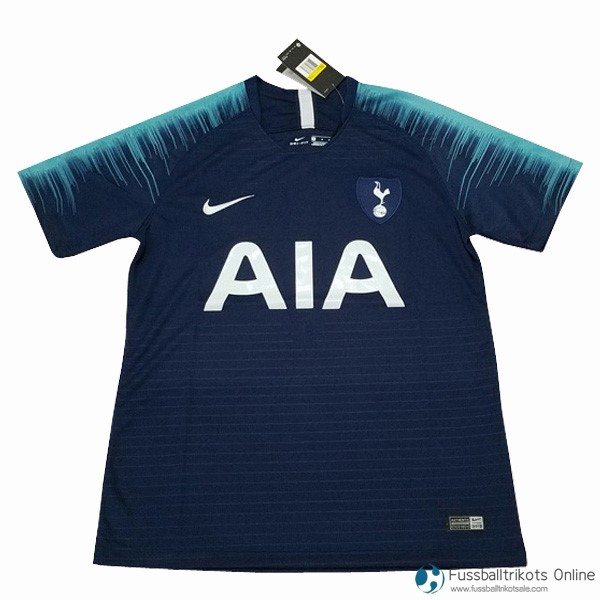 Tottenham Hotspur Trikot Auswarts 2018-19 Blau Fussballtrikots Günstig